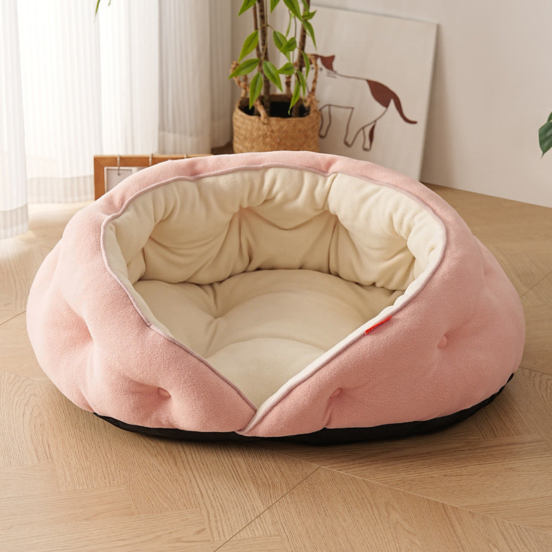Luxuriöses Plüsch Nest Hundebett