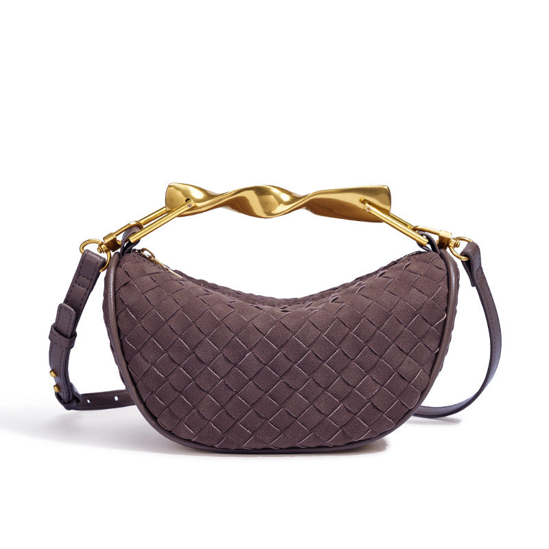 Skulptierte Griff Mini-Handtasche Karnz