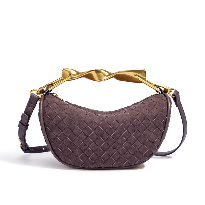 Skulptierte Griff Mini-Handtasche Karnz