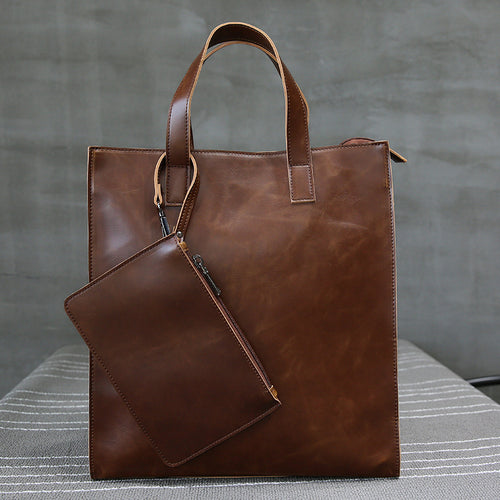 Stilvolle und Geräumige Ledertasche Karnz