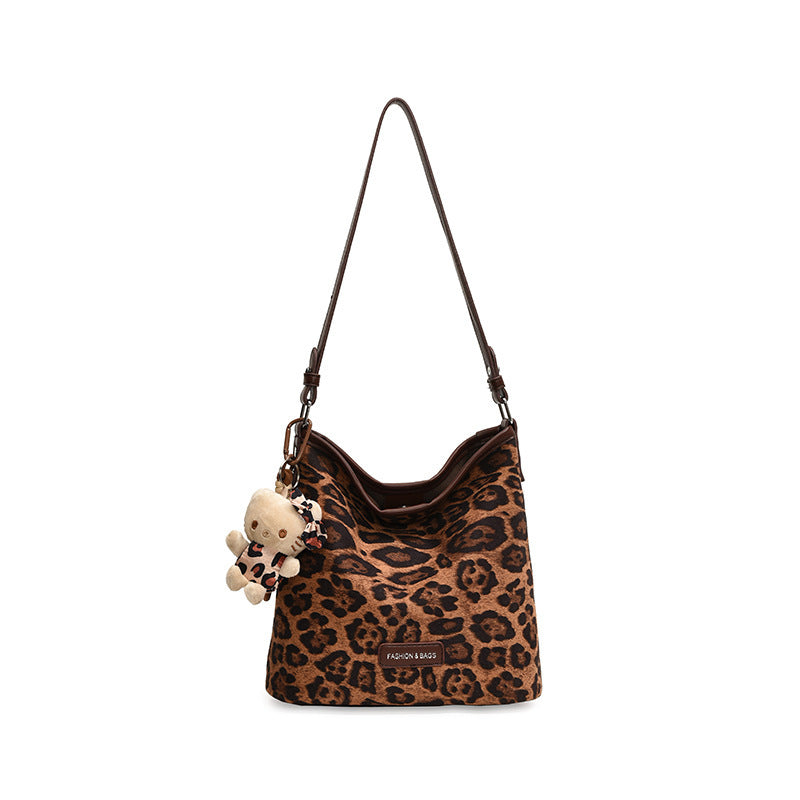 Stylische reversible Schultertasche