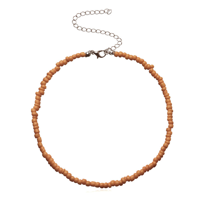 Buntes Perlen-Choker-Halsband Karnz