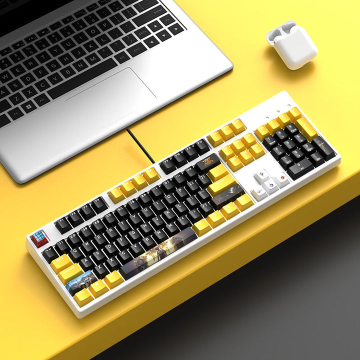 Verdrahtete ergonomische mechanische Tastatur Karnz