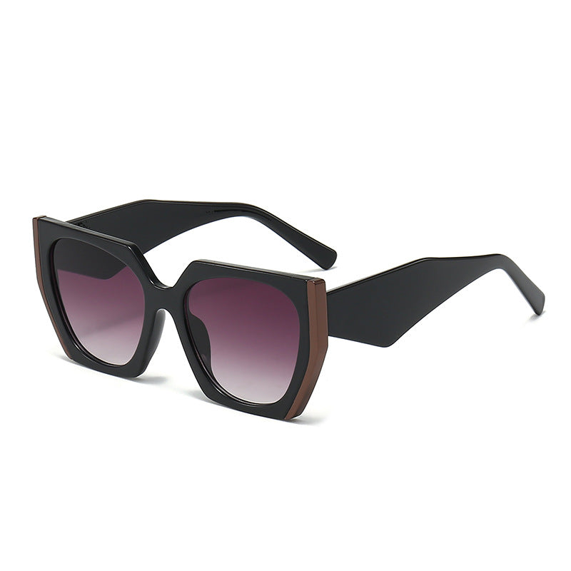 Damen Oversized Sonnenbrille mit markantem eckigem Design Karnz