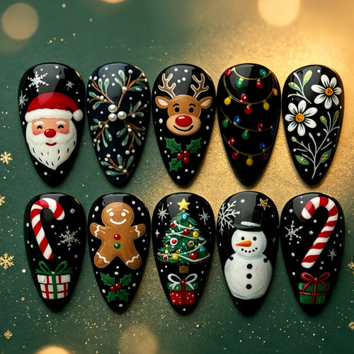 Kreative Weihnachtskunstnägel Karnz 1787298930