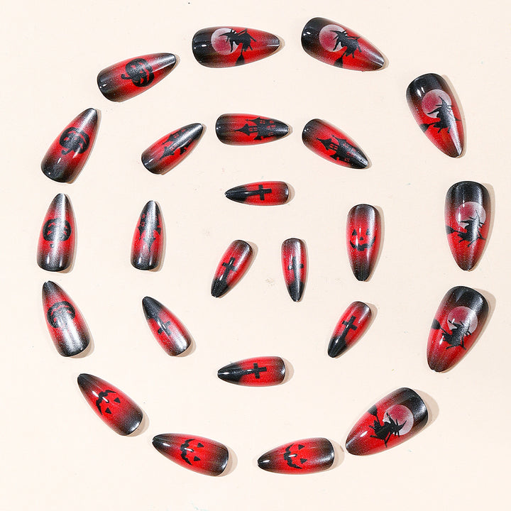 Halloween-Themen Gothic Nail Art Karnz