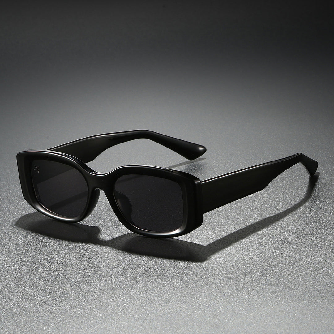 Damen modische Sonnenbrille im stylischen, eckigen Rahmen Karnz