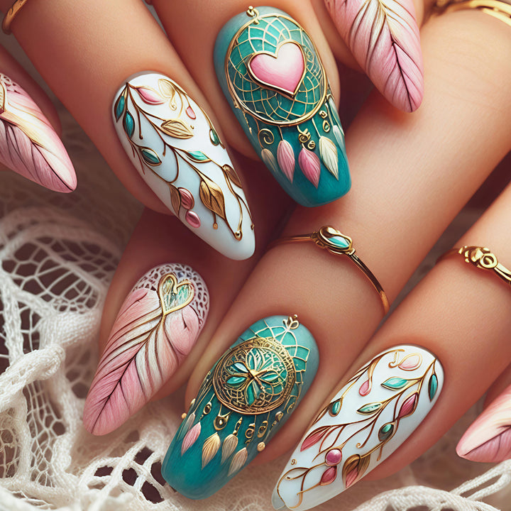 Künstlerische Nagelkunst Karnz