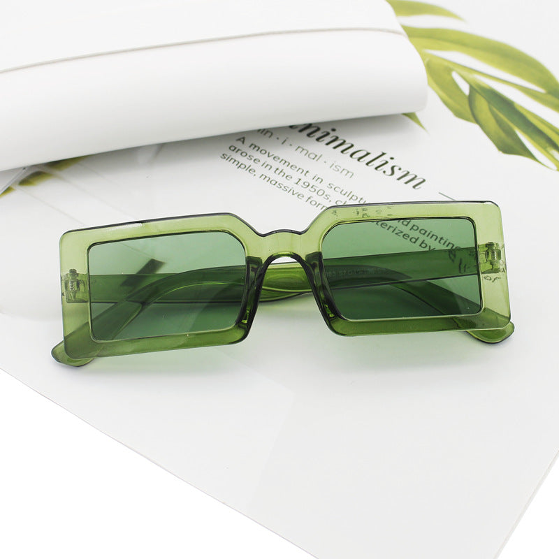 Damen moderne Oversized-Sonnenbrille Karnz