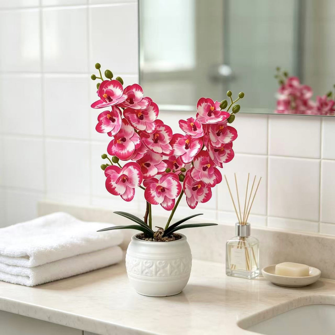 Dekorative Orchidee für Tischdekoration