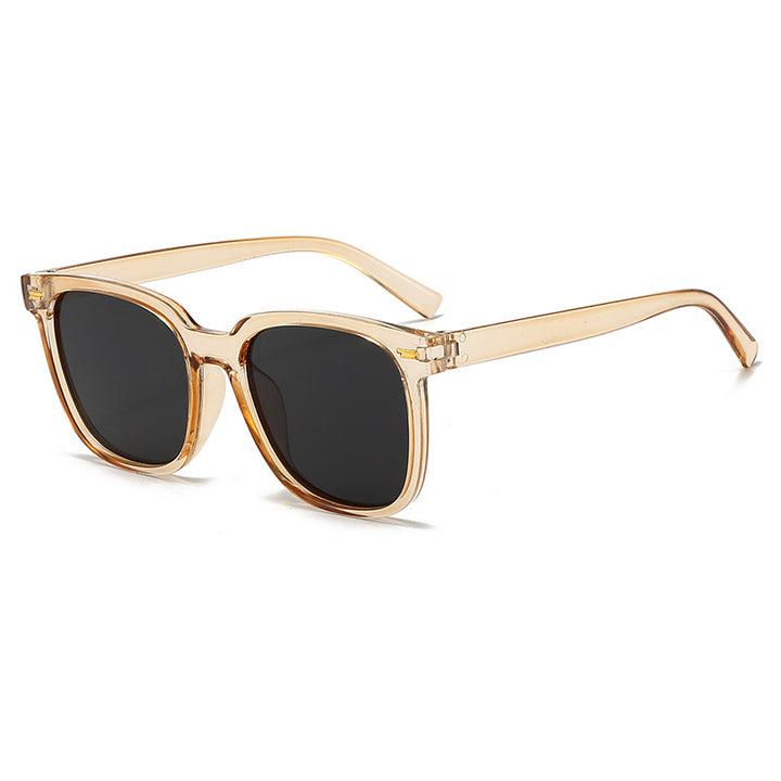 Oversized Transparente Rahmenbrille