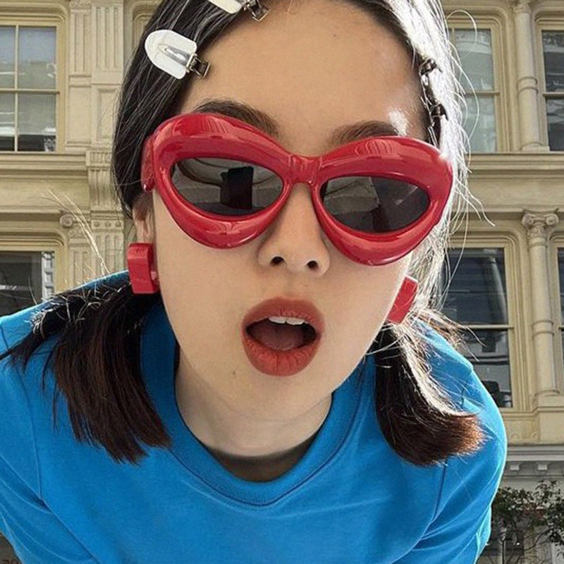 Damen Sonnenbrille im einzigartigen Herzdesign Karnz