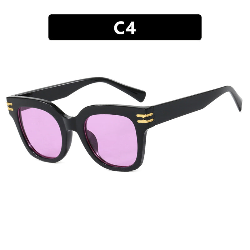 Damen modische Sonnenbrille mit eleganten Akzenten Karnz
