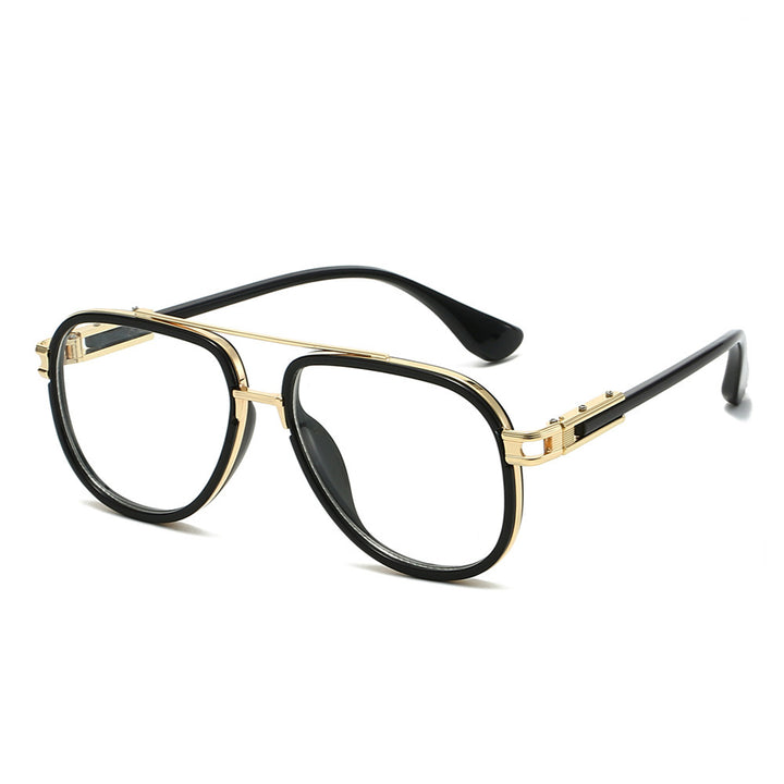 Vintage-inspirierte kräftige geometrische Sonnenbrille Karnz