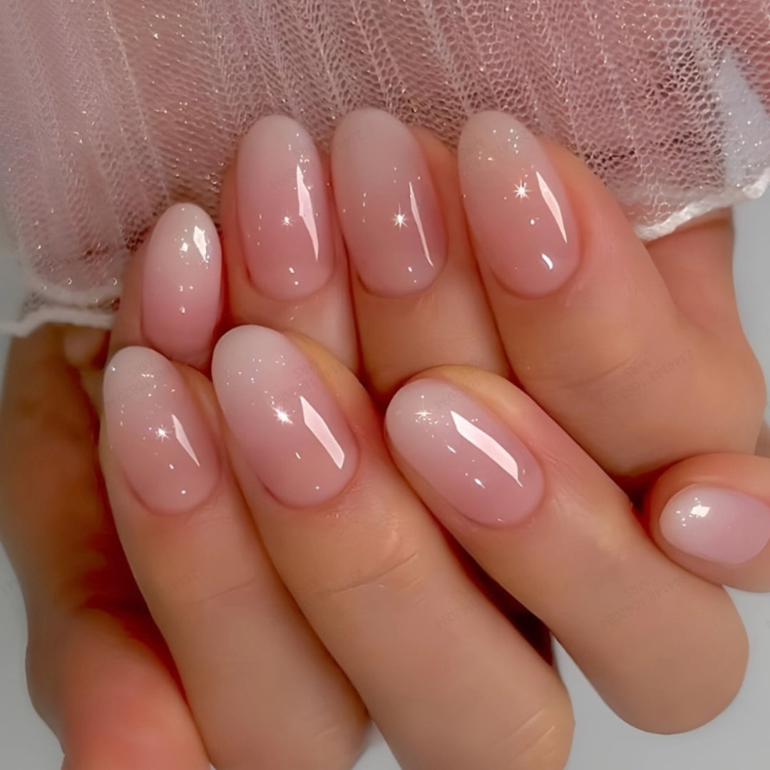 Elegante Ombre Nagelkunst Verlängerungen Karnz