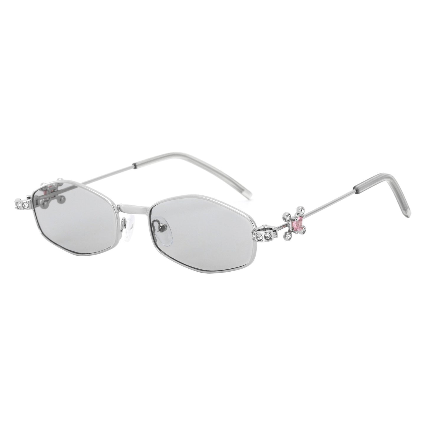 Damen Designer-Sonnenbrille mit elegantem Schmuckrahmen Karnz