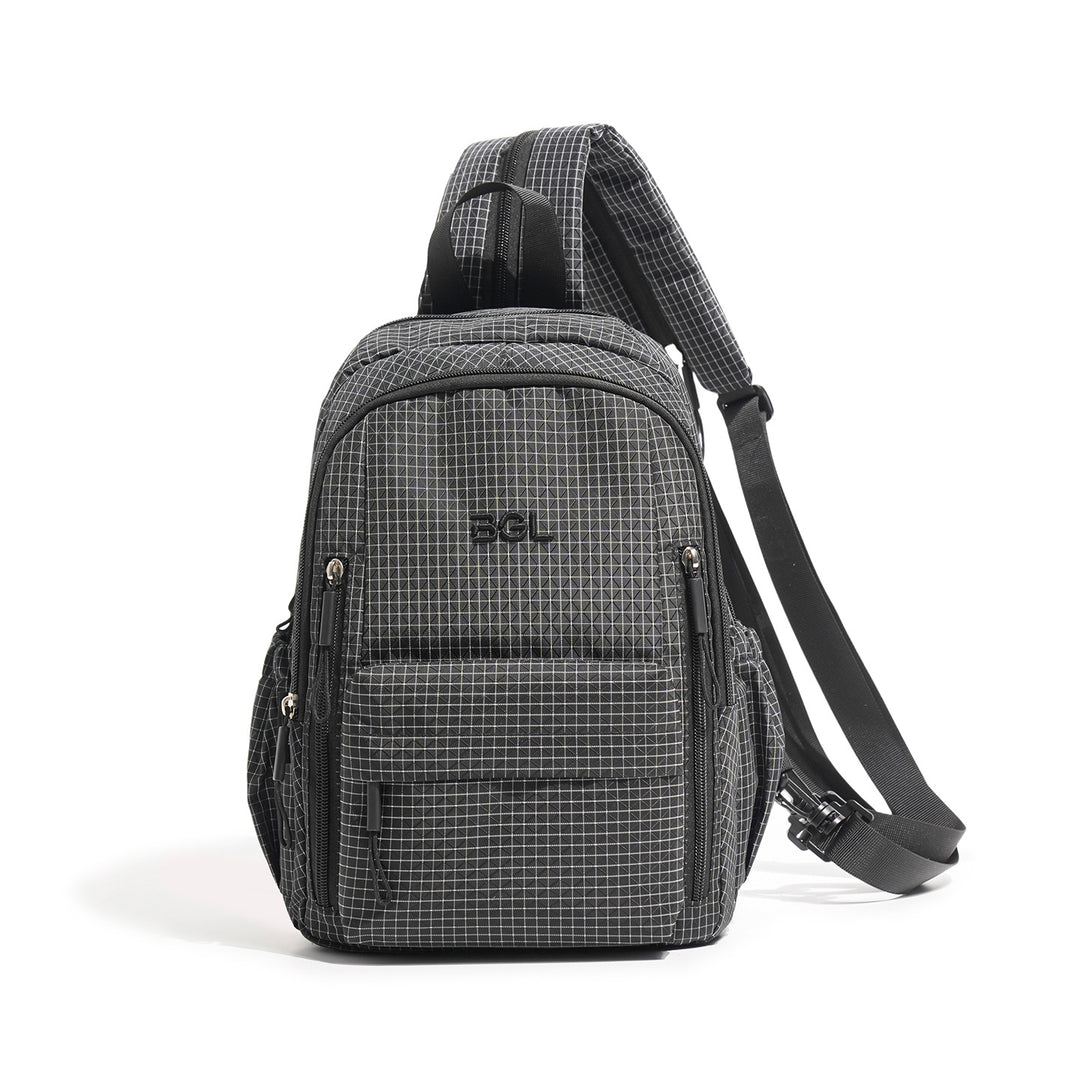 Texturierter Mehrfach-Taschen-Rucksack Karnz
