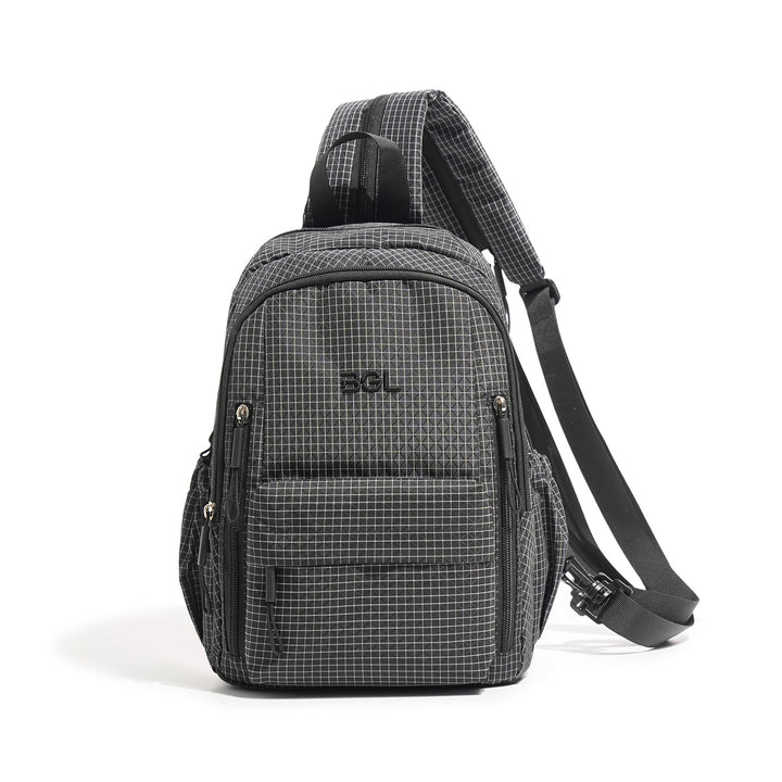 Texturierter Mehrfach-Taschen-Rucksack Karnz