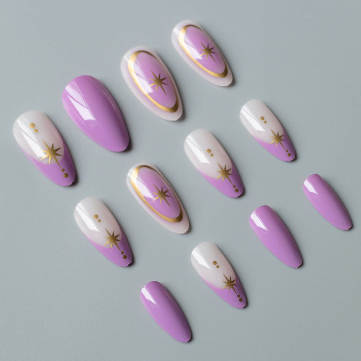 Glamorous Star Motiv Nagelkunst Set