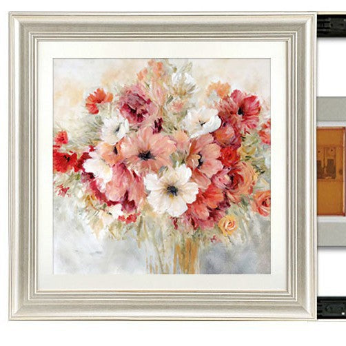 Blumenreiche Gerahmte Kunstwerke