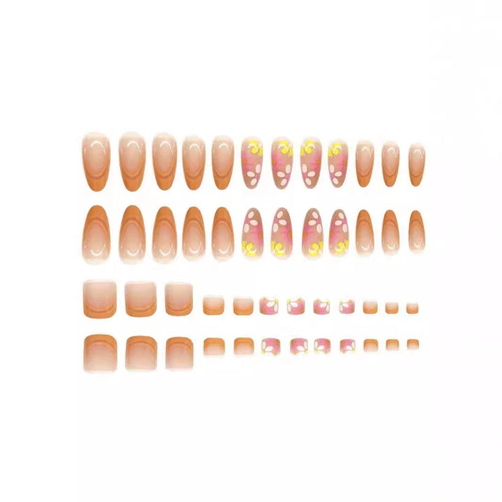 Künstlerische Florale Nagelkunst Karnz