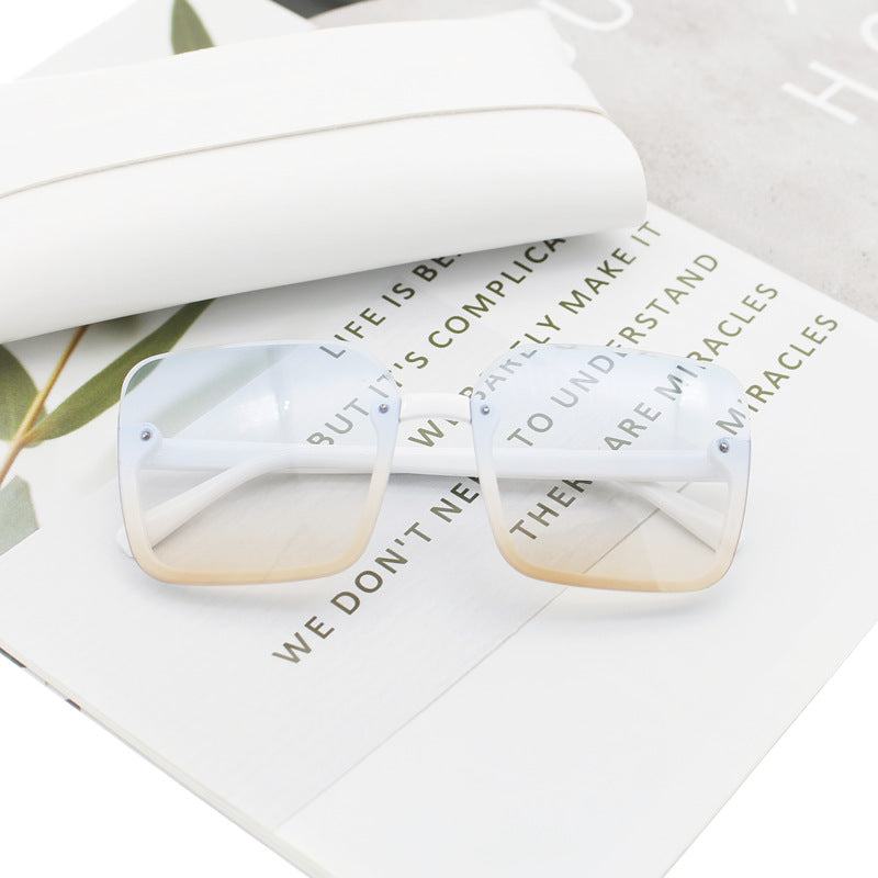 Damen quadratische Sonnenbrille mit extravagantem Leopardenmuster Karnz