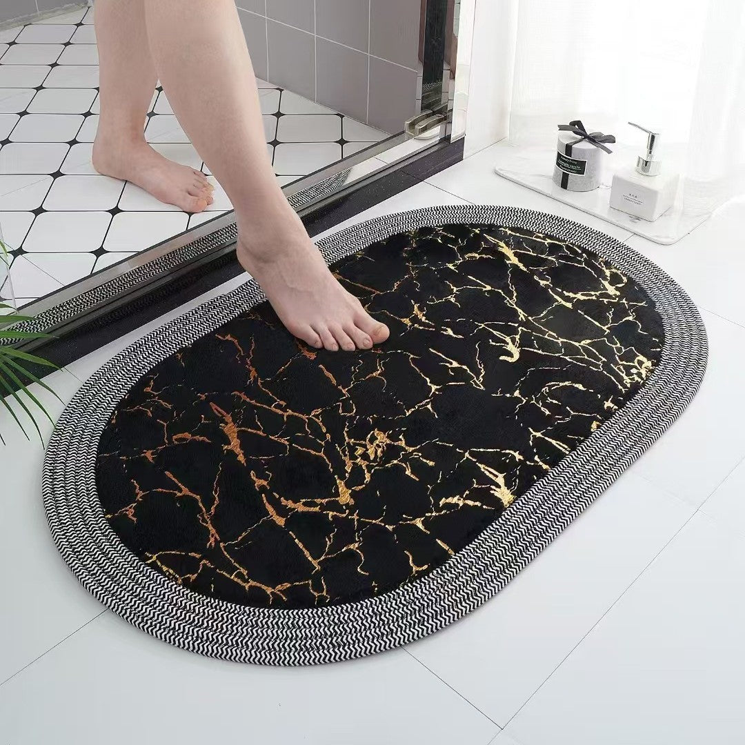 Luxuriöse Marmor Muster Badmatte