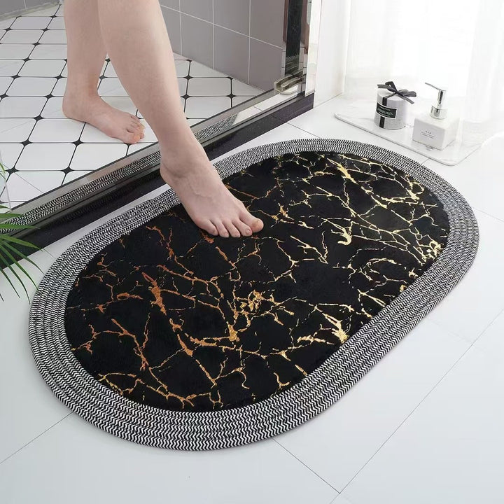 Luxuriöse Marmor Muster Badmatte
