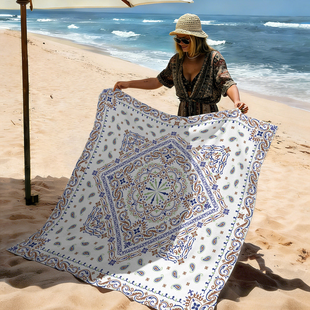 Mandala Design Strandmatte Karnz