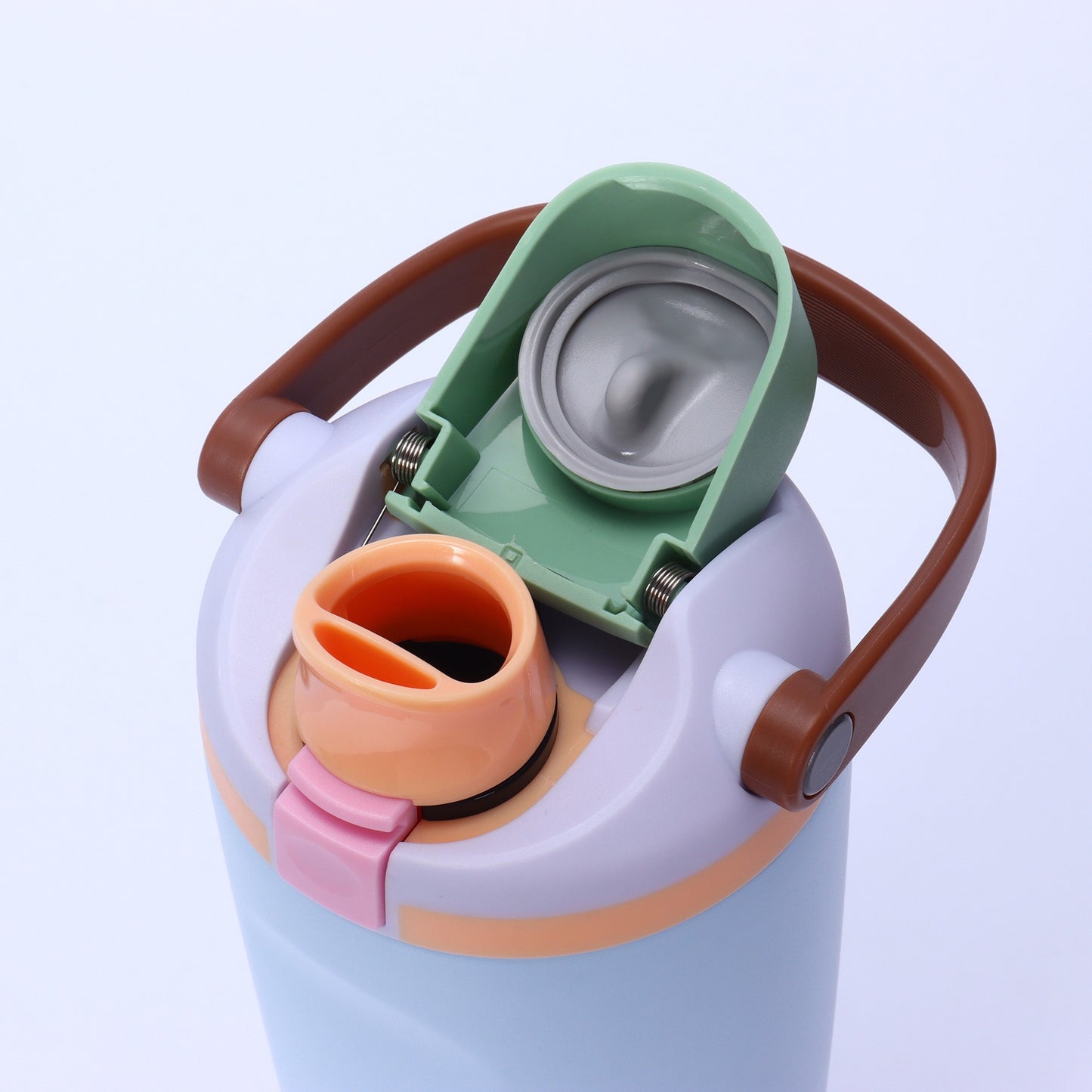 Damen isolierte Trinkflasche mit ergonomischem Tragegriff Karnz