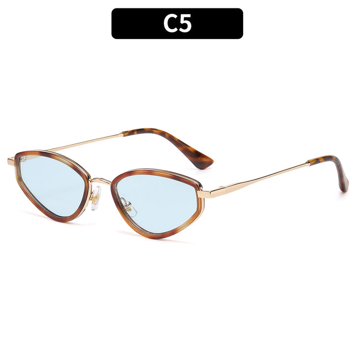 Schicke Winkelförmige Katzenaugen-Sonnenbrille
