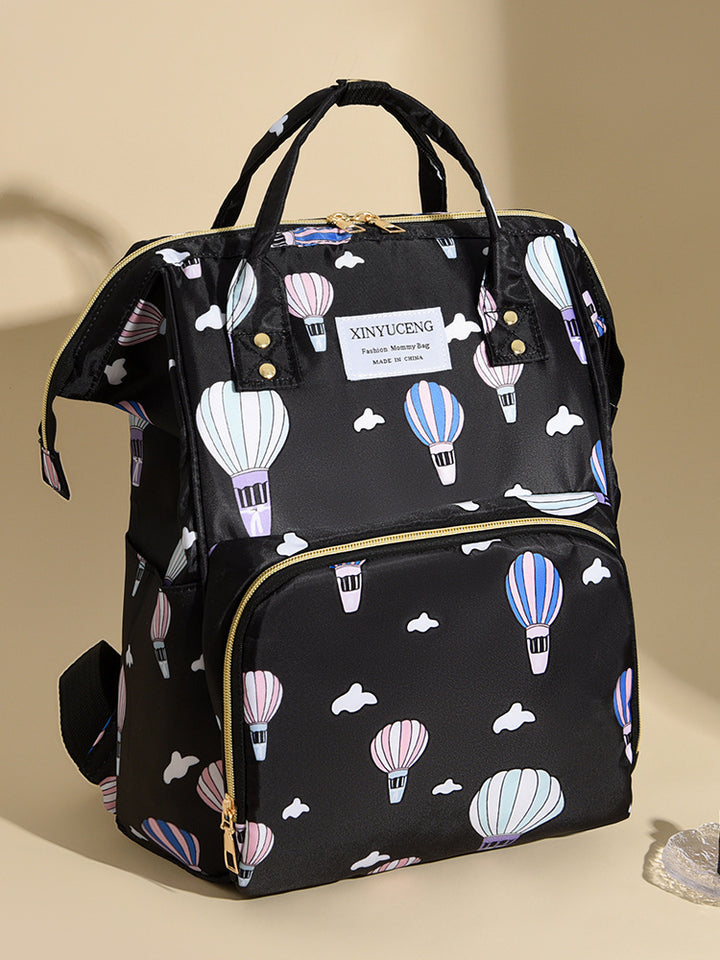 Trendiger Tierdruck Wickelrucksack Karnz