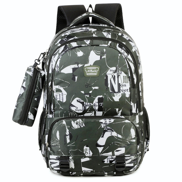 Multifunktionaler Grafikdruck Laptop-Rucksack