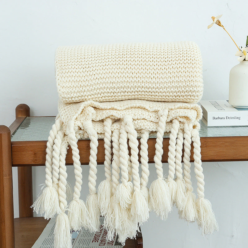 Heimdekoration Strickwurfdecke