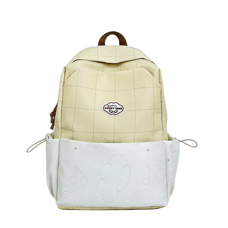 Verspielt gemusterter Schulrucksack Karnz