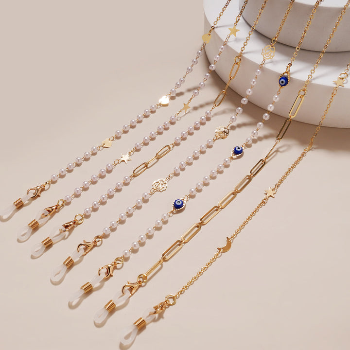 Chic Geometrische Brillen Kette Karnz