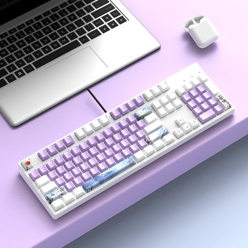 Verdrahtete ergonomische mechanische Tastatur Karnz