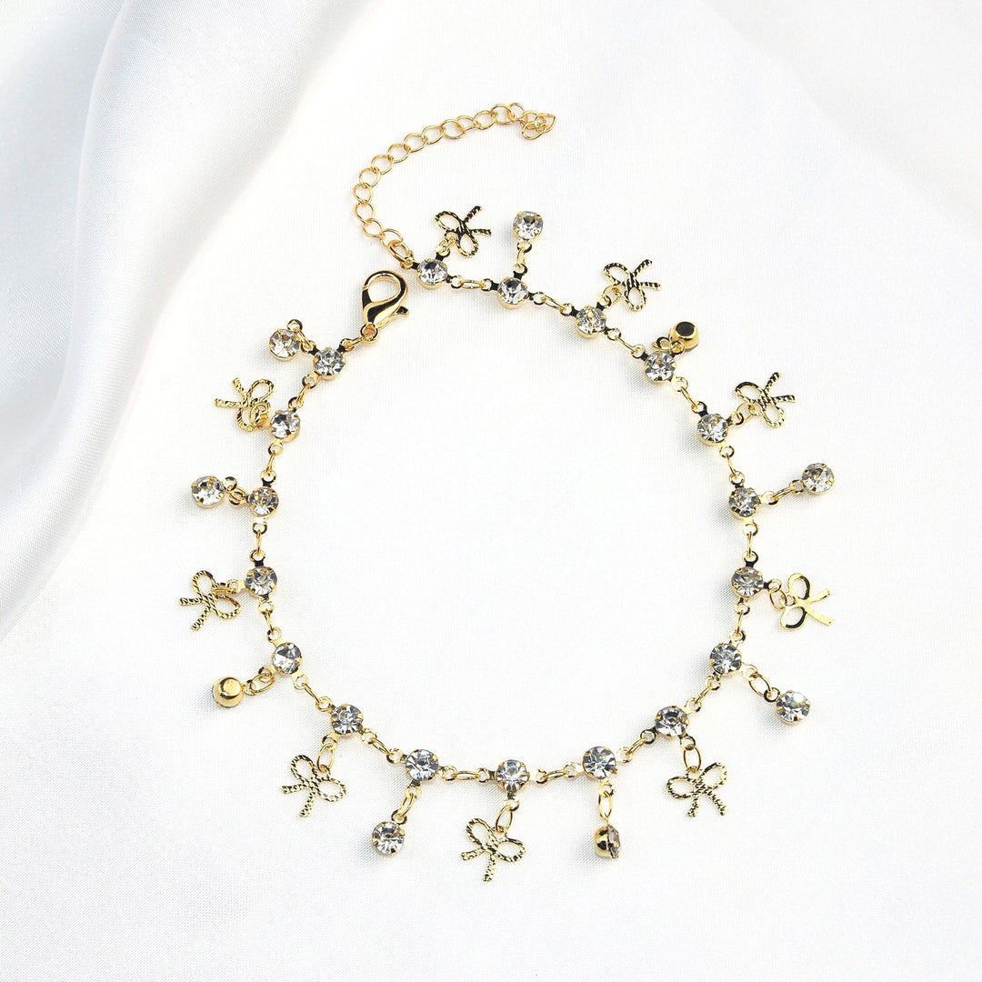 Elegante Kristallkette Fußkette Karnz
