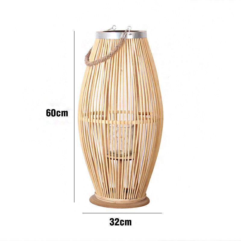 Elegante Rattan-Laterne Karnz