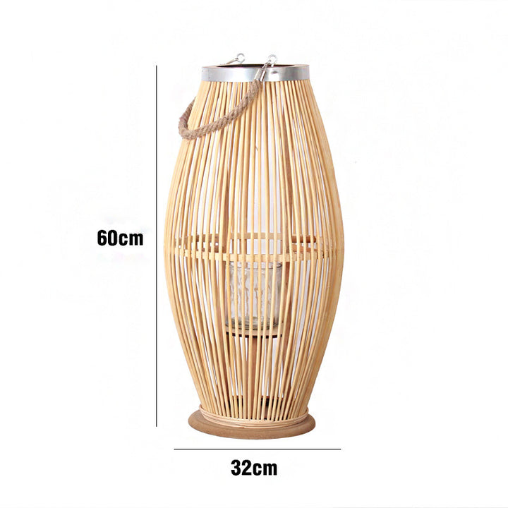 Elegante Rattan-Laterne Karnz