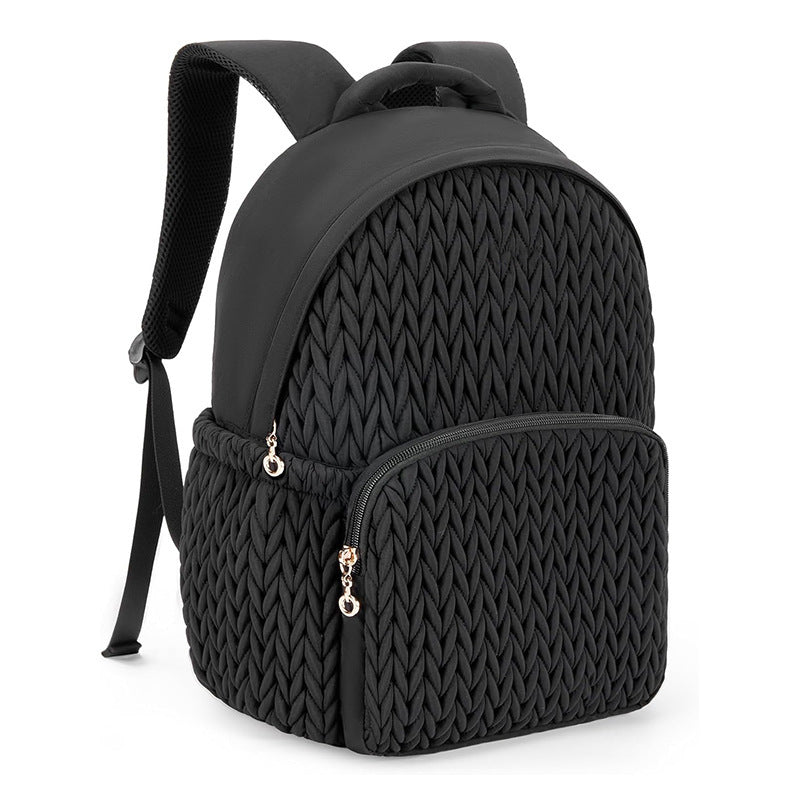 Modischer Rucksack mit Geflochtener Struktur Karnz