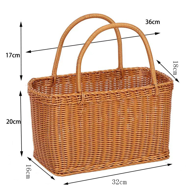 Eleganter Geflochtener Picknickkorb Karnz