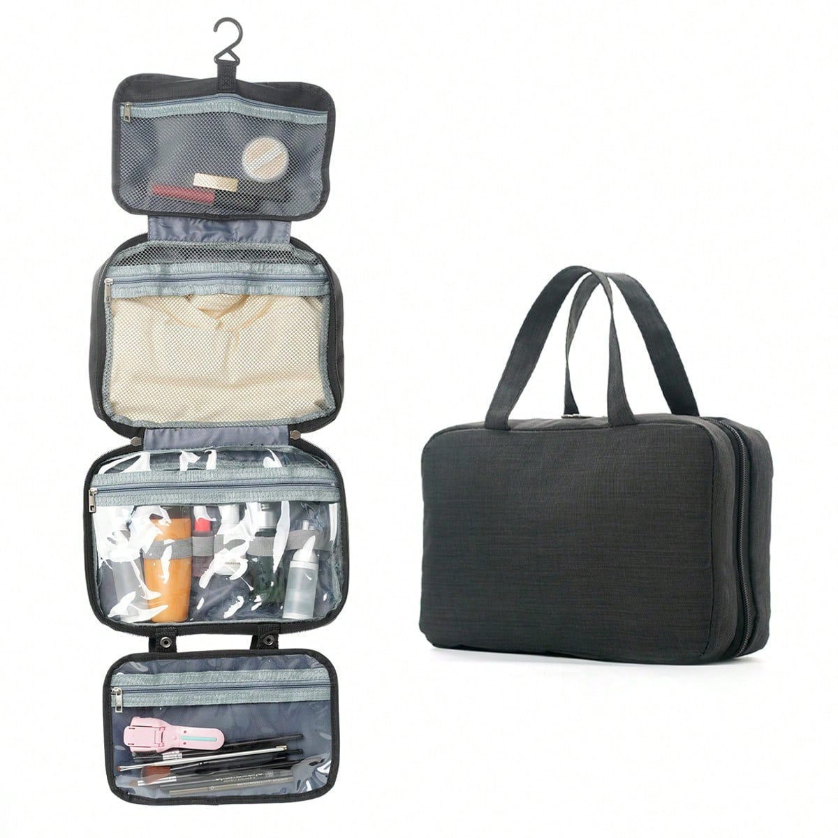 Unisex Organizer-Tasche mit zwei separaten Fächern Karnz