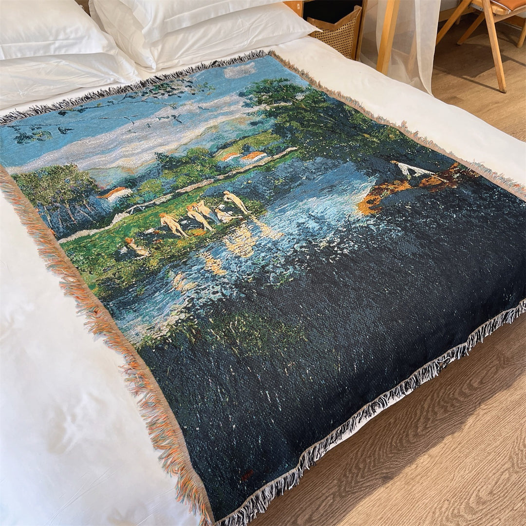 Künstlerische Landschaft Wurfdecke