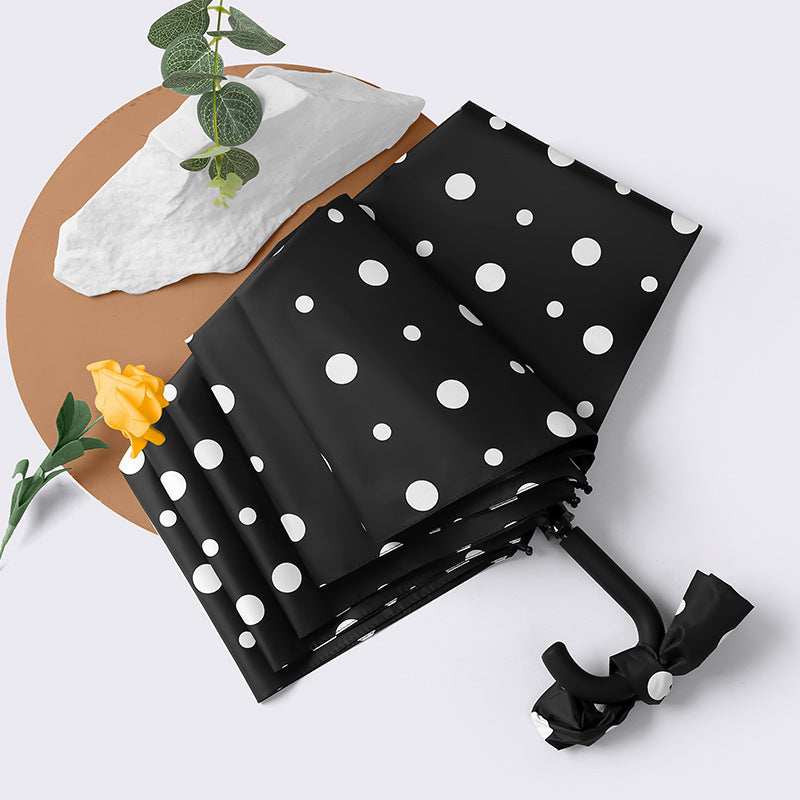 Damen eleganter romantischer Faltschirm Karnz