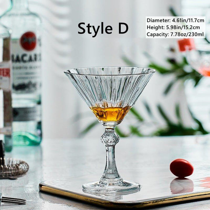 Gemusterte Martini Cocktailgläser | Karnz