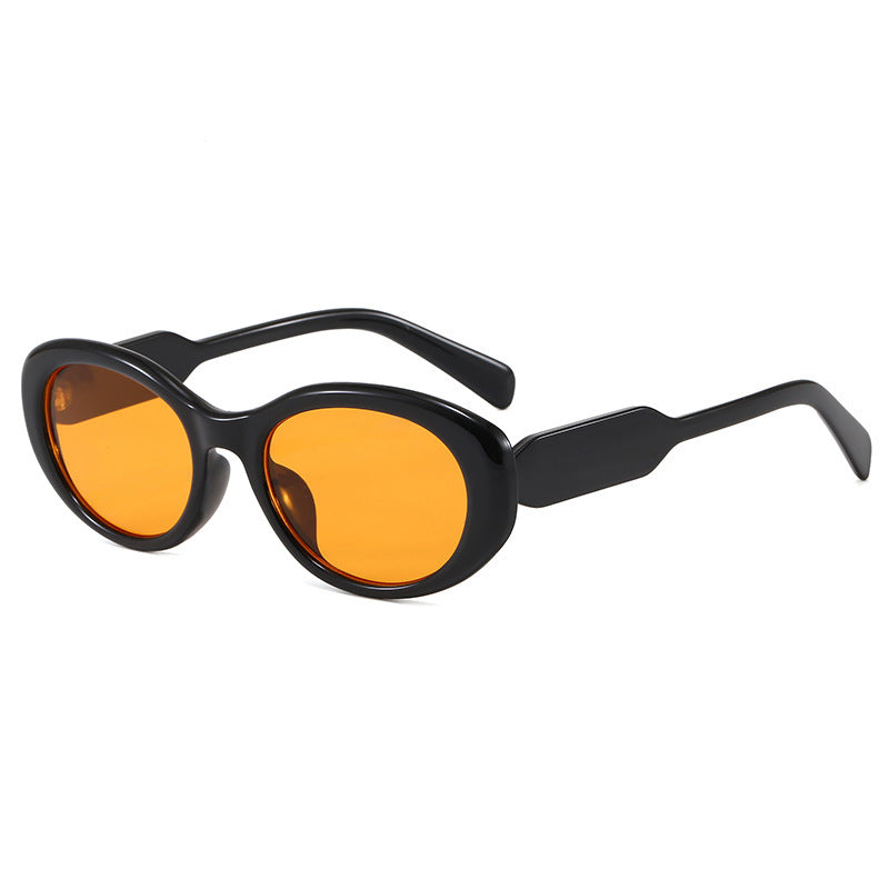 Ultra-modernes ovale Rahmen Sonnenbrille Karnz
