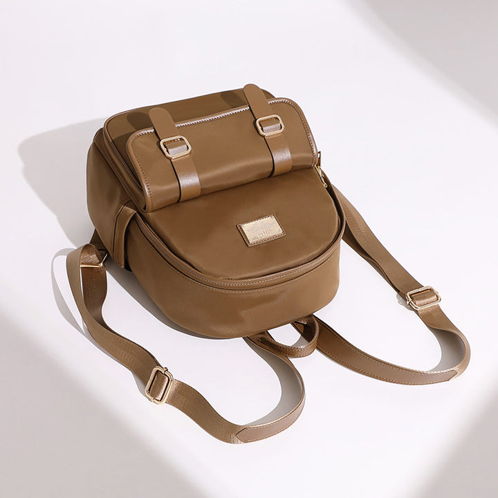 Kompakte Leder Rucksack