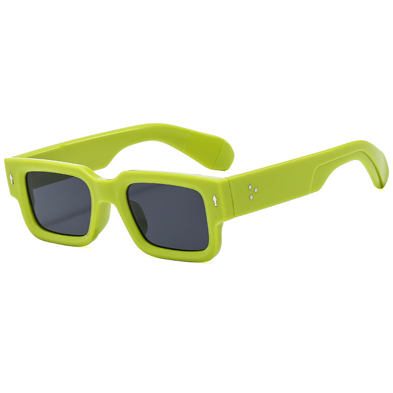 Damen modische quadratische Sonnenbrille mit robustem Rahmen Karnz
