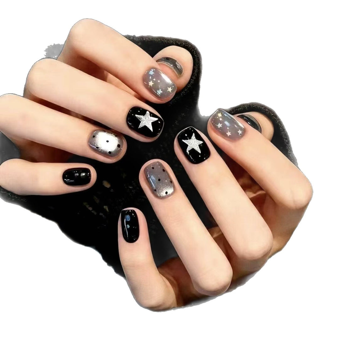 Sternennacht-Themen Press-On Nagelkunst Karnz